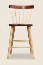 Tabouret Boston - Noyer et frêne
