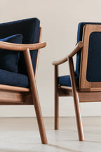 Fauteuil Nautilus - Noyer