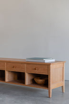 Banc de rangement Shaker - Cerisier
