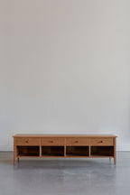 Banc de rangement Shaker - Cerisier